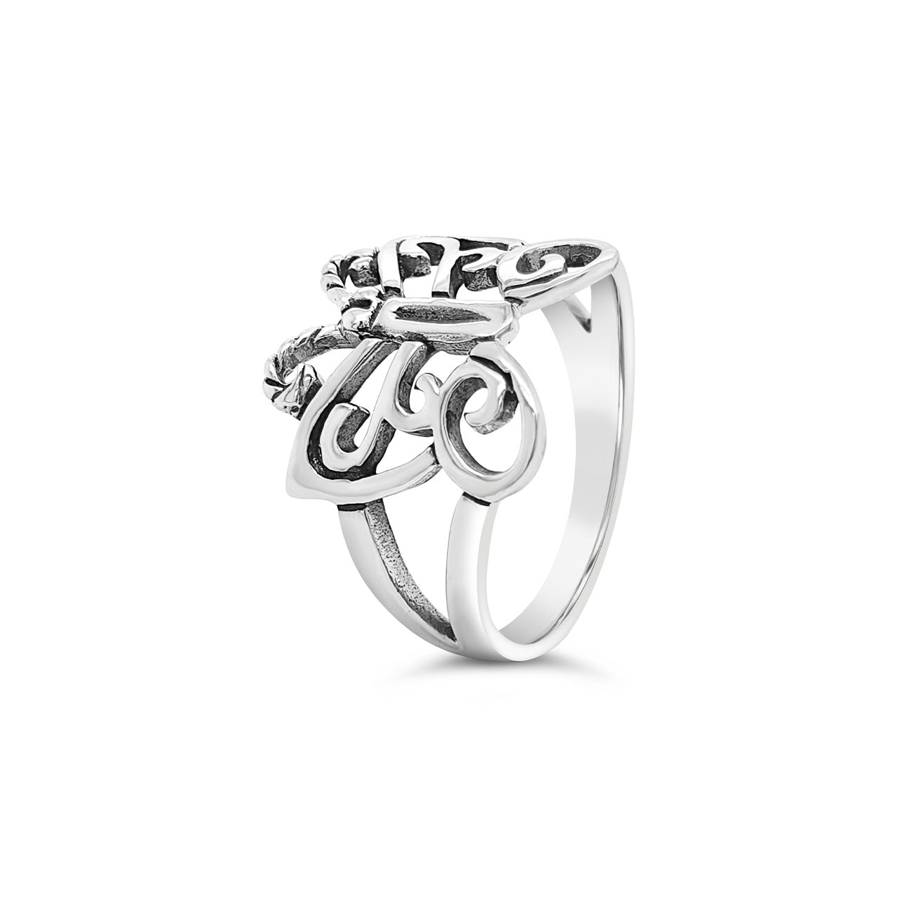 Sterling Silver Filigree Butterfly Dress Ring