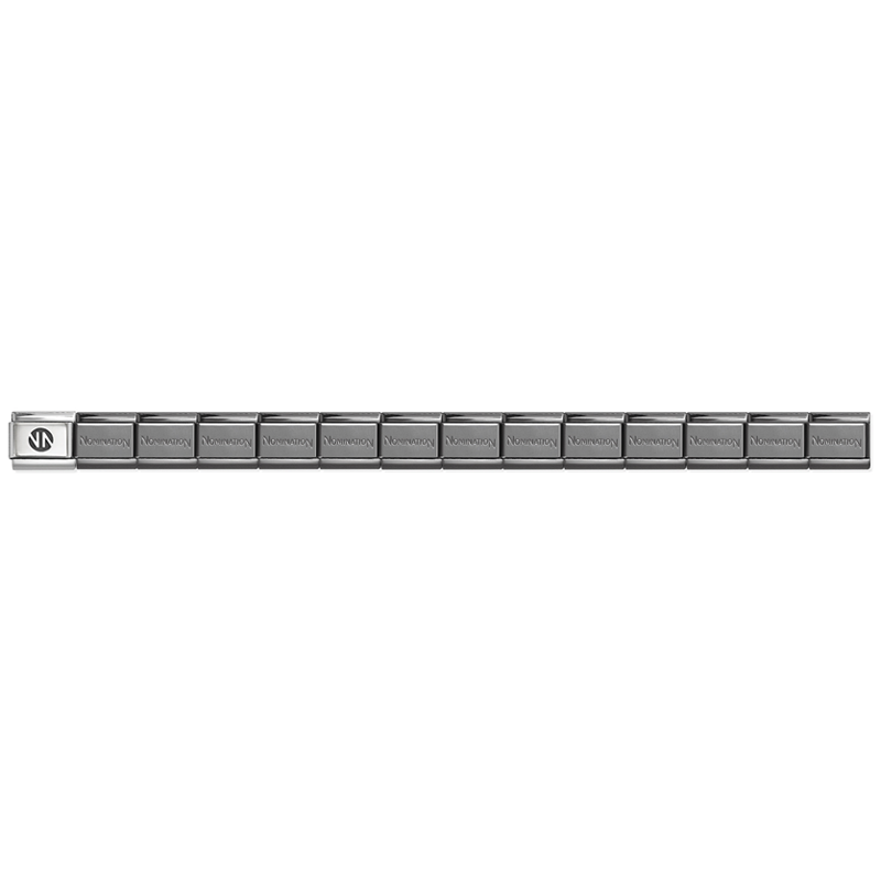 Composable Classic Bracelet Base 030001/046 Hematite Grey Plated Stainless Steel