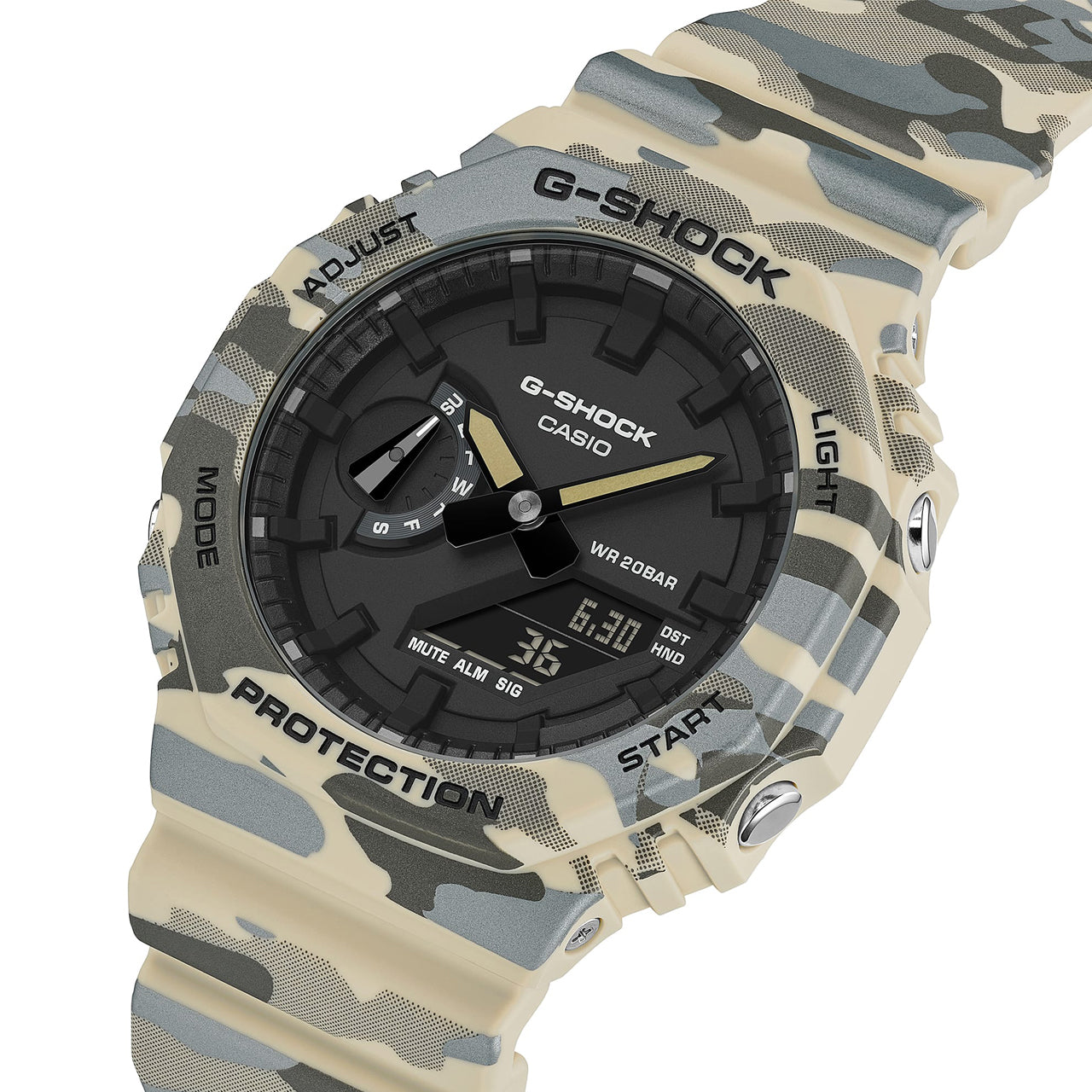 G-Shock - GA2100 Series Duo White Camo - GA2100CM-5A