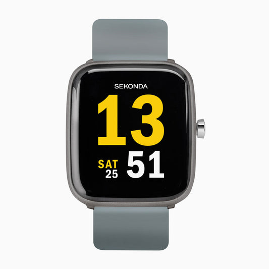 Sekonda Motion Smart Watch | Grey Case & Silicone Strap | 30010