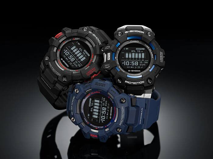 G-Shock- Black & Red G-Squad Series Watch - GBD100-1D