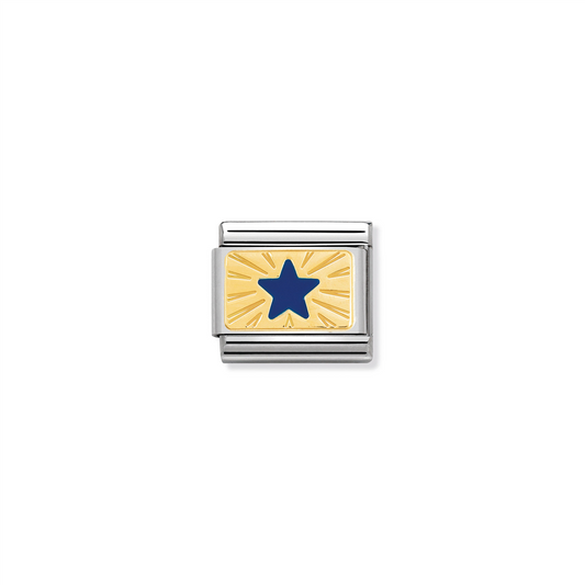 Composable Classic Link 030284/41 Blue Star in 18k Gold