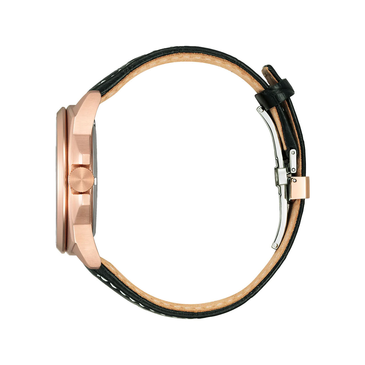 Citizen - AW1723-02E Mens Rose Gold Eco-Drive Dress Watch