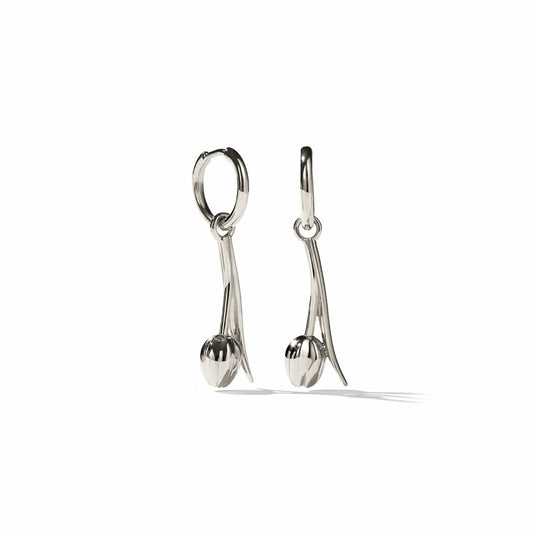 Sterling Silver Tulip Earrings