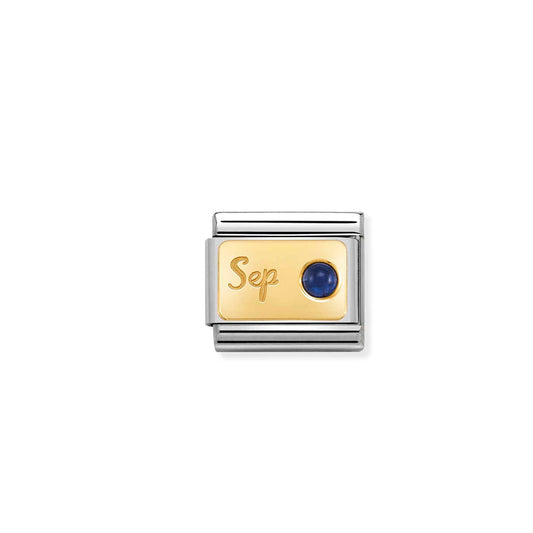 Composable Classic Link 030519/09 September Sapphire In 18k Gold