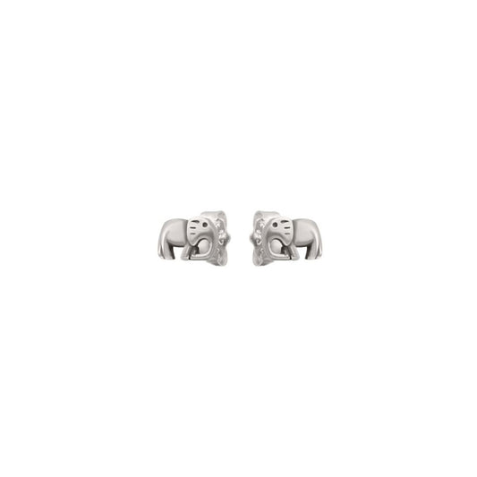 Sterling Silver Elephant Studs