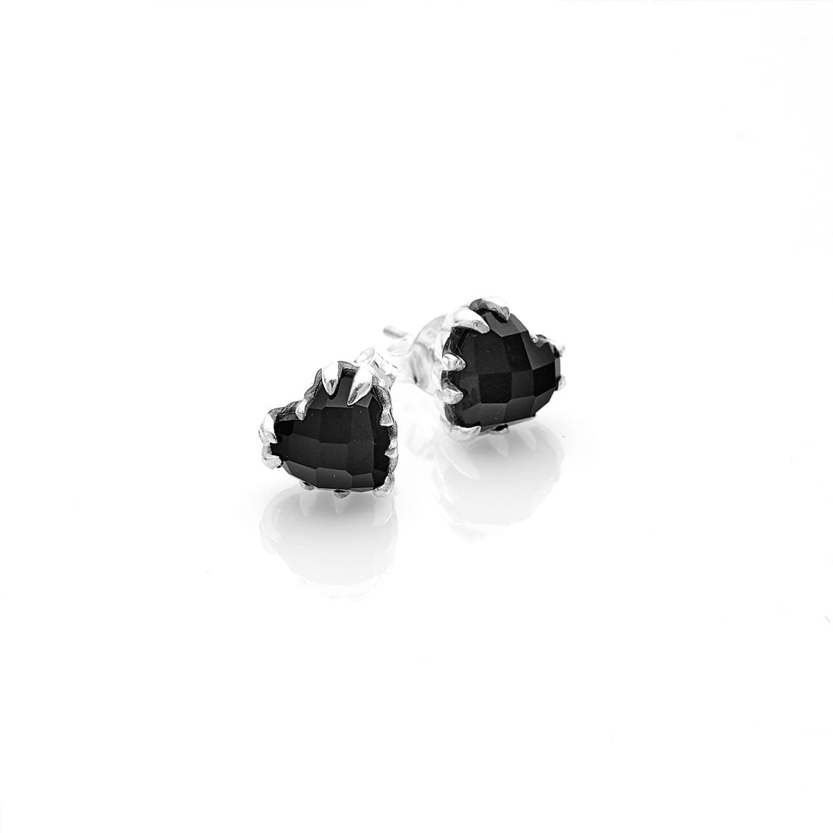 Love Claw Earrings - Onyx