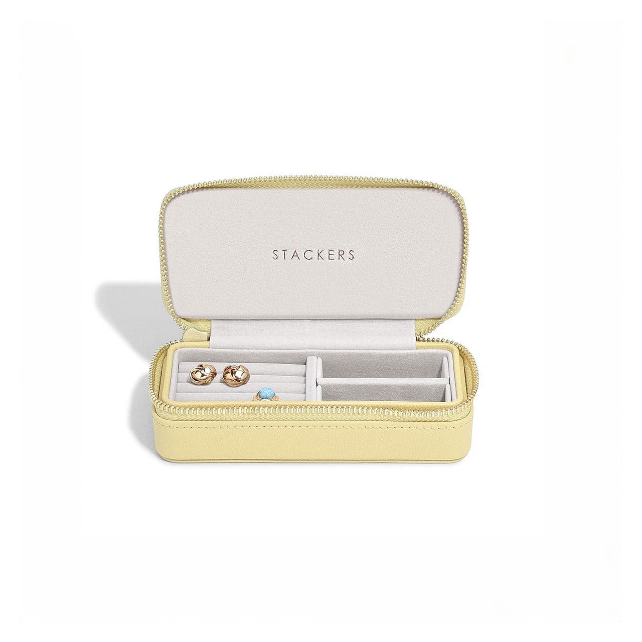 Yellow Medium Travel Jewellery Box