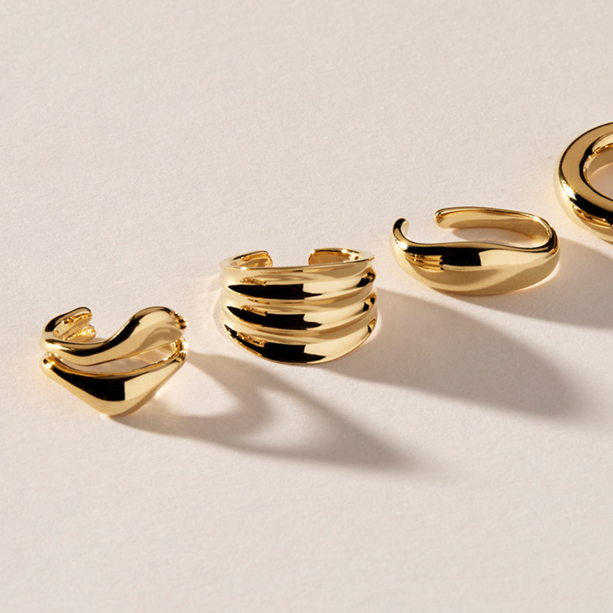 Raya Yellow Gold Ear Cuff