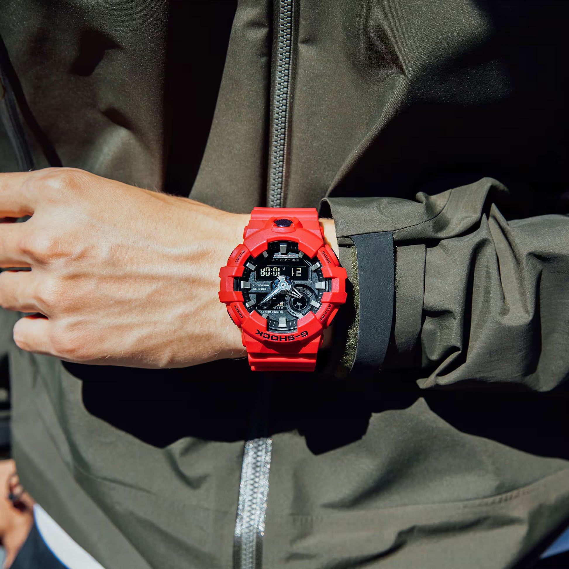 G-Shock - Red Duo Series Watch - GA700-4A