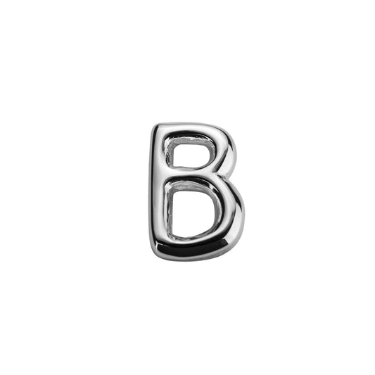 Silver Letter B