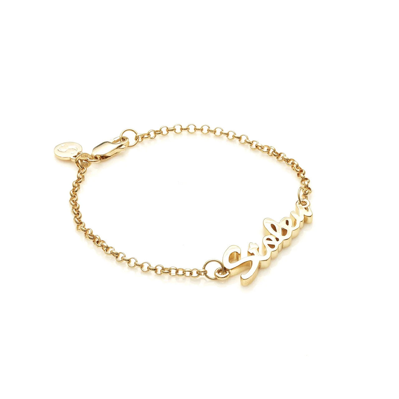 Stolen Script Bracelet - Gold Plated