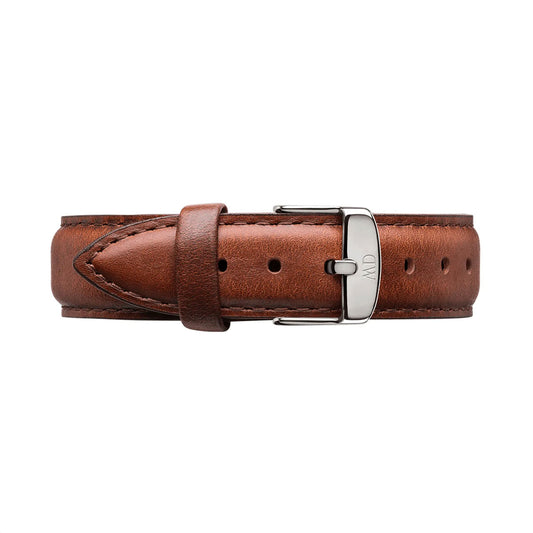 Classic 18mm St Mawes Brown Leather Watch Strap