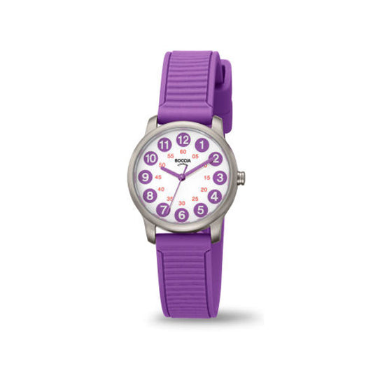 Boccia - Kids Purple Titanium Watch - 3373-01