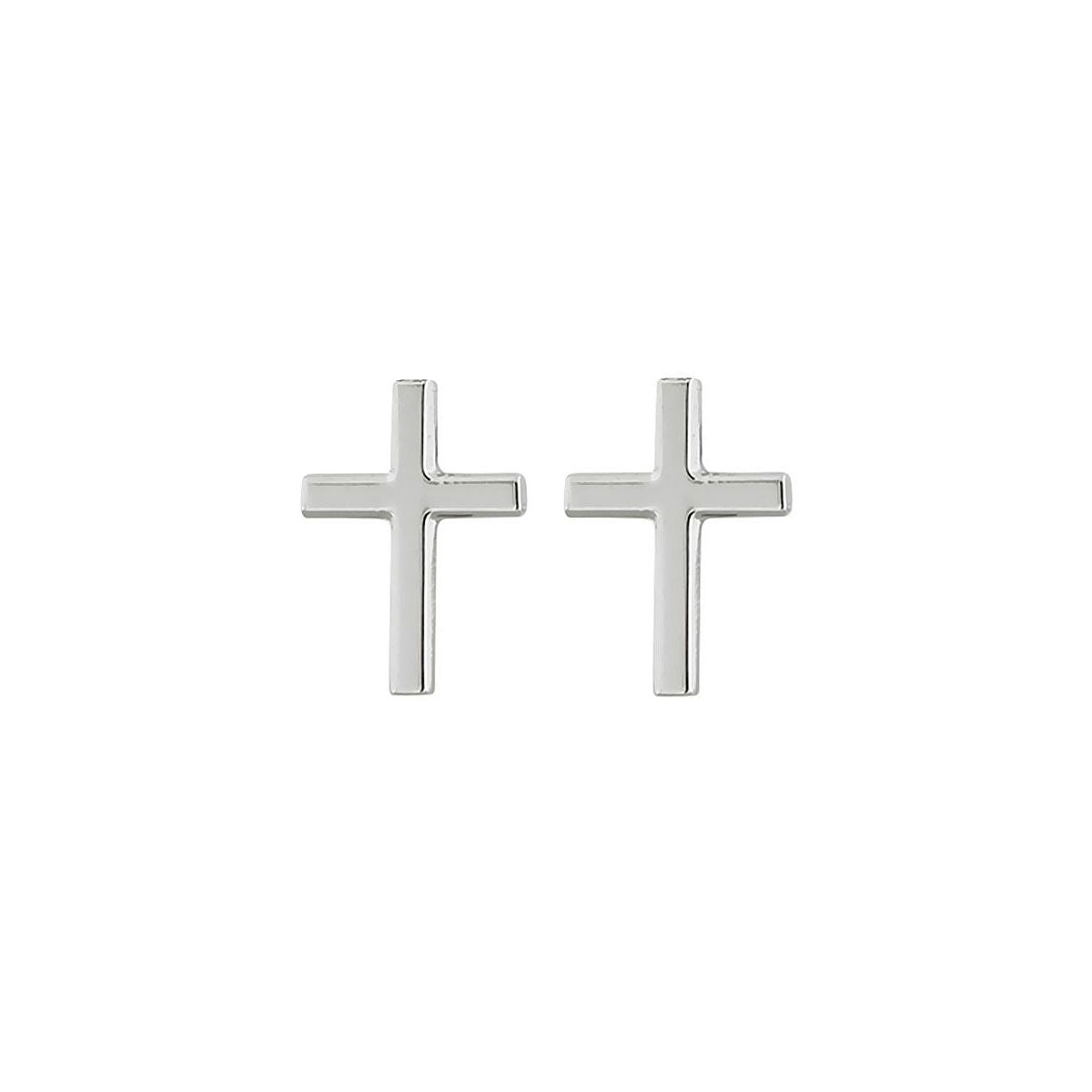 Spirit Cross Studs Steel Stud Earrings