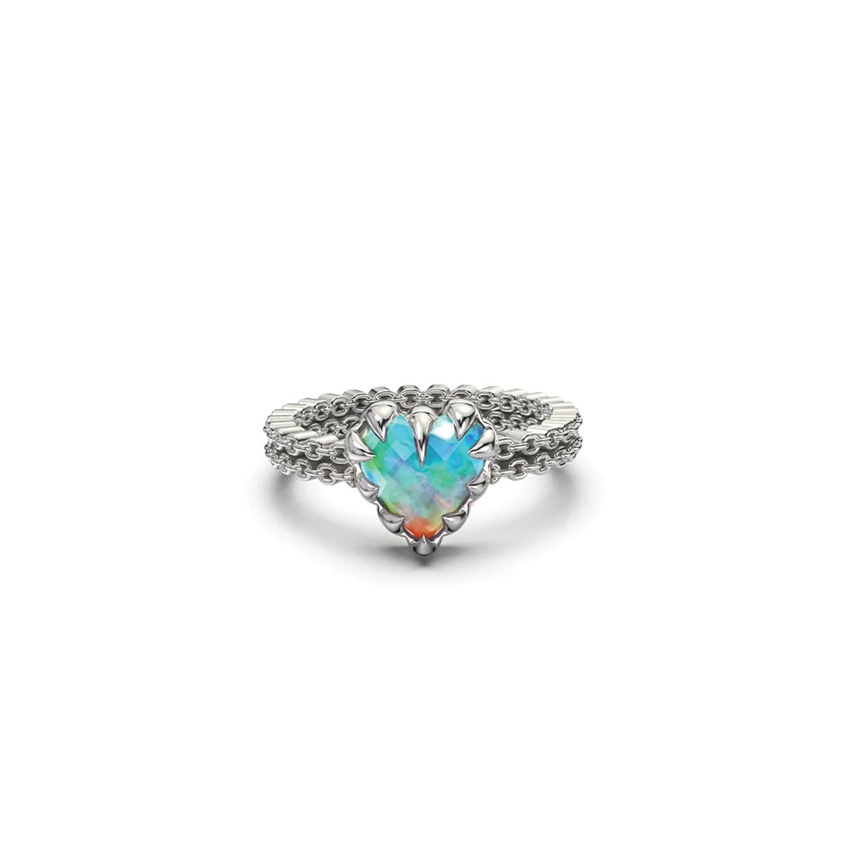 Mini Love Claw Ring Bello Opal
