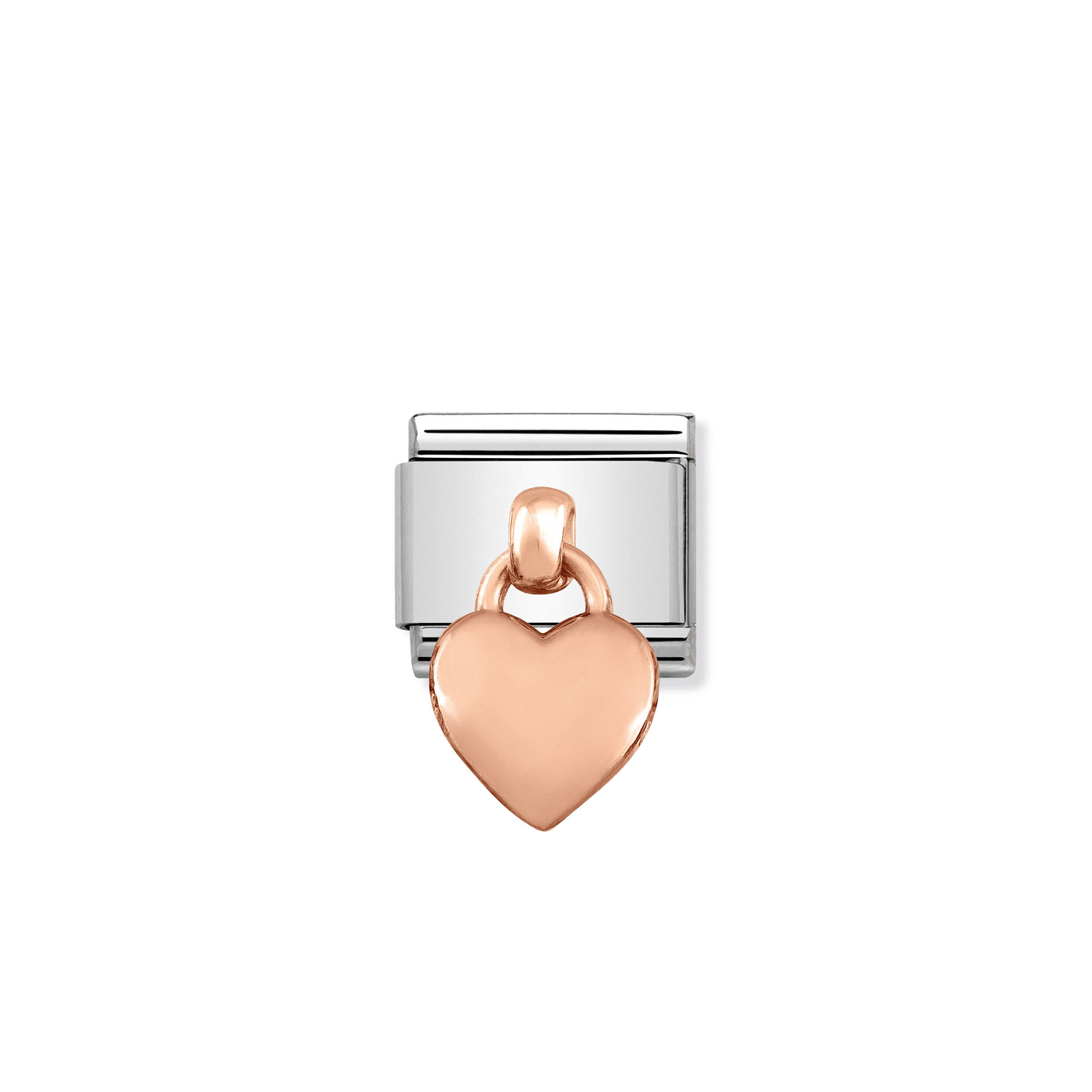 Composable Classic Link 431800/01 Rose Gold Heart Pendant