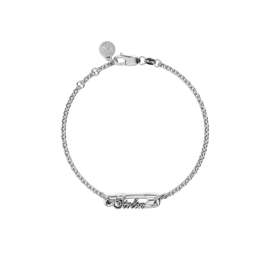 Scripted Pin Bracelet