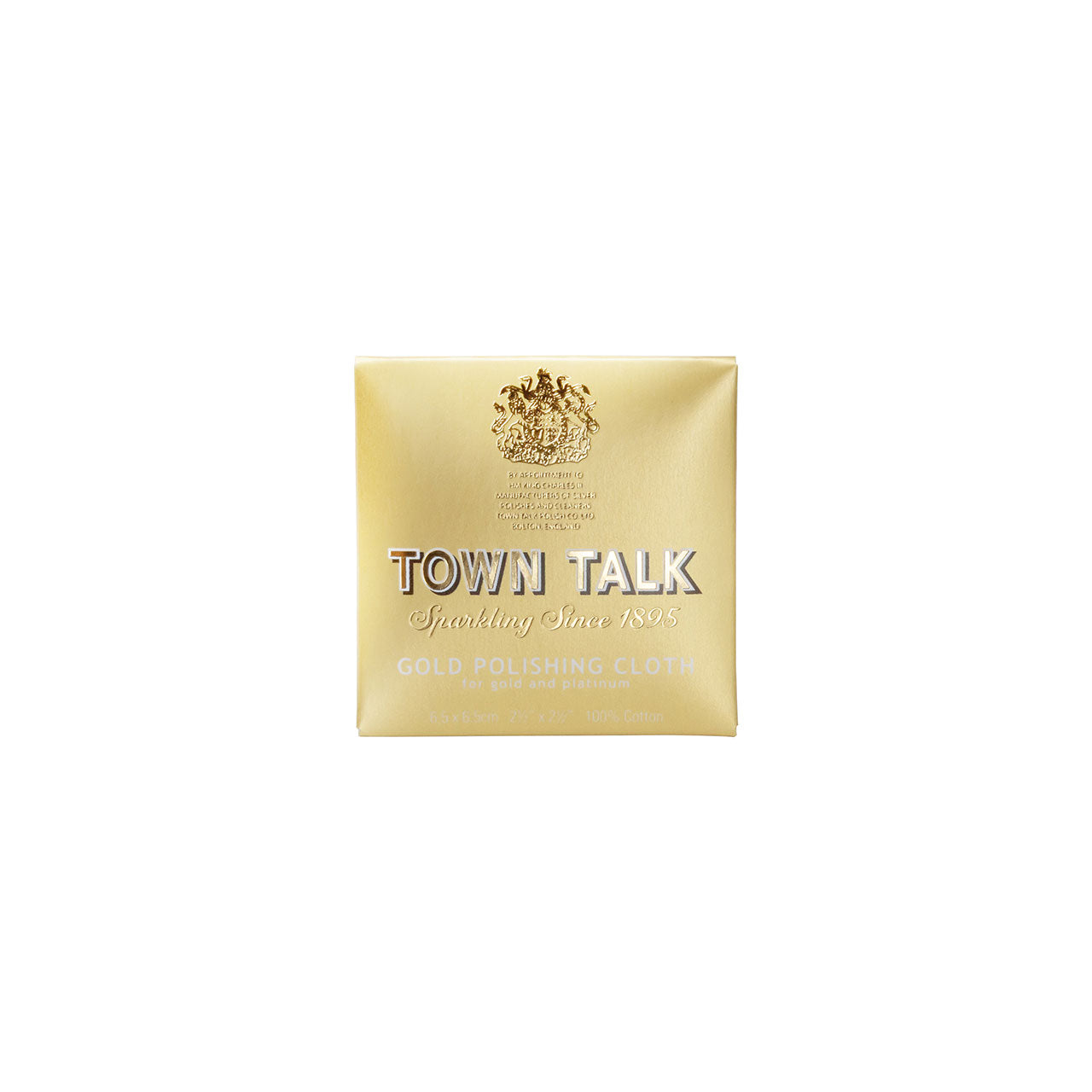 Town Talk - Gold Polishing Cloth Dinky