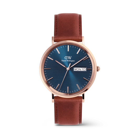 Classic Day Display St Mawes Rose Gold Arctic Watch