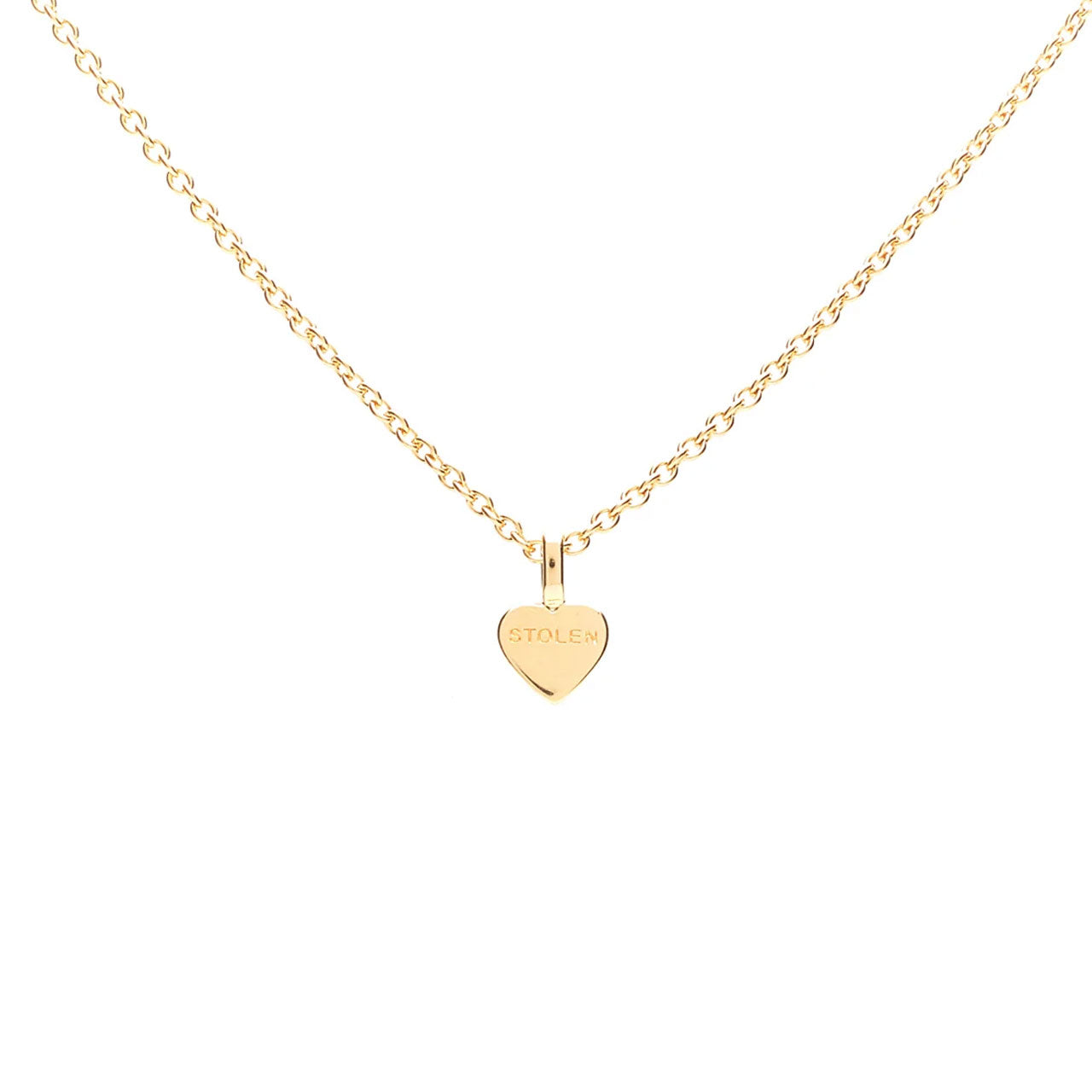Stolen Heart Necklace - Gold Plated