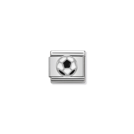 Composable Classic Link 330202/13 Soccer Ball in Silver & Enamel