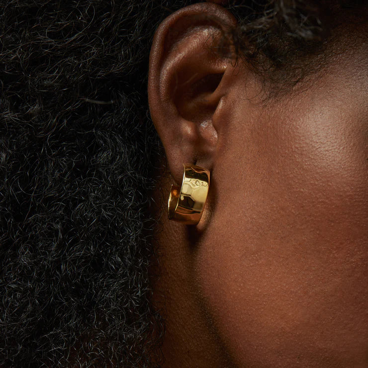 La Dolce Vita Hoop Earrings - Gold Plated