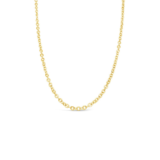 45cm 9k Yellow Gold BR50 Brilliant Chain