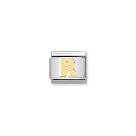 Composable Classic Link 030101/18 Letter R in 18k Gold