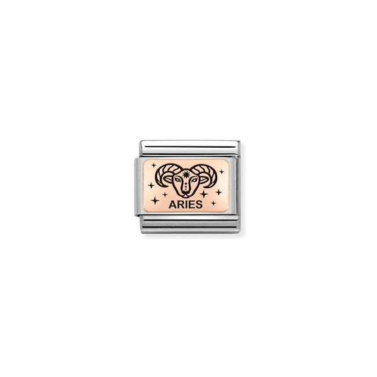 Composable Classic Link 430112/01 Aries In 9k Rose Gold