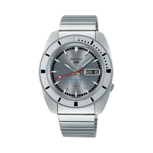 Seiko - SRPL03K Seiko 5 Sports ‘Ash Blue’ 1968 Recreation Limited Edition Automatic Watch