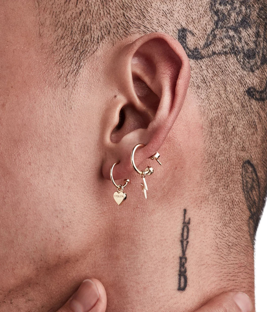 Stolen Heart Anchor Sleepers - Gold Plated