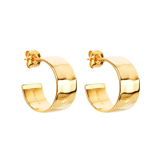 La Dolce Vita Hoop Earrings - Gold Plated