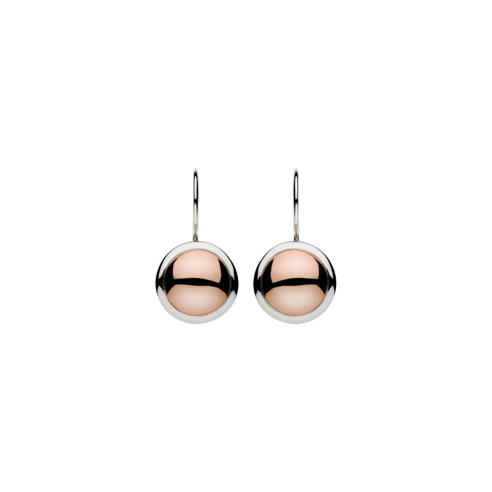 Rosy Glow Earrings (Rose Gold Plate/Silver)