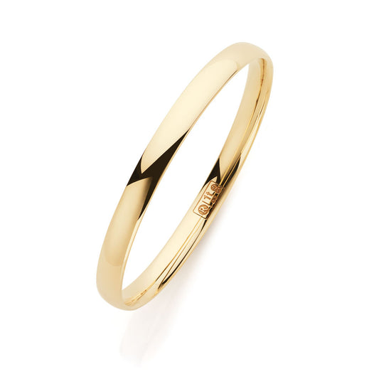 New Zealand Made 9k Yellow Gold Troy Ounce Bangle