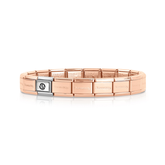 Composable Classic Bracelet Base 530301/011 Rose Gold Plated Stainless Steel - 14 Links