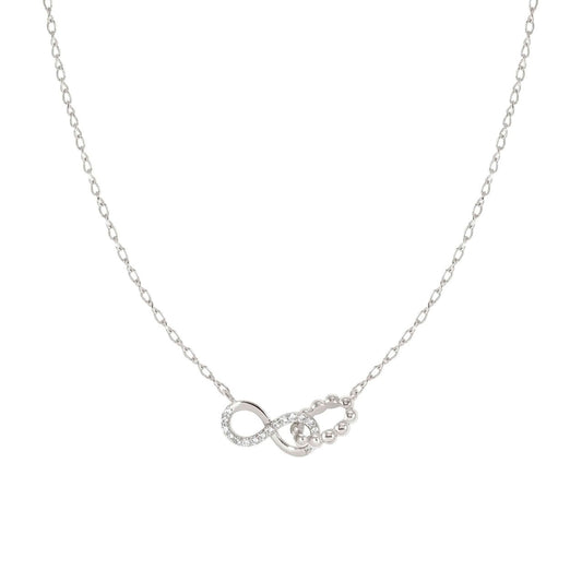 Lovecloud Necklace Silver With Cz 240504/006 Infinity