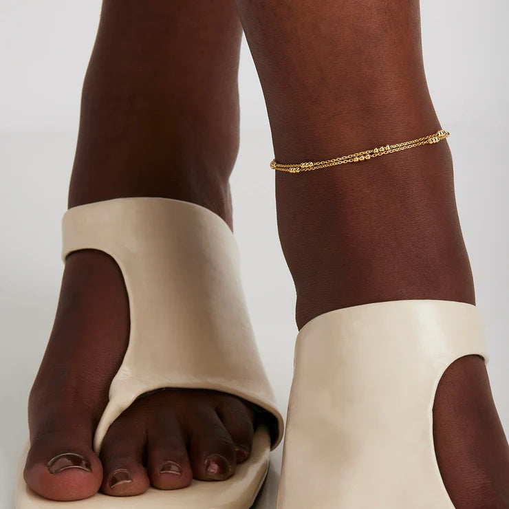 Halcyon Anklet - Gold Plated