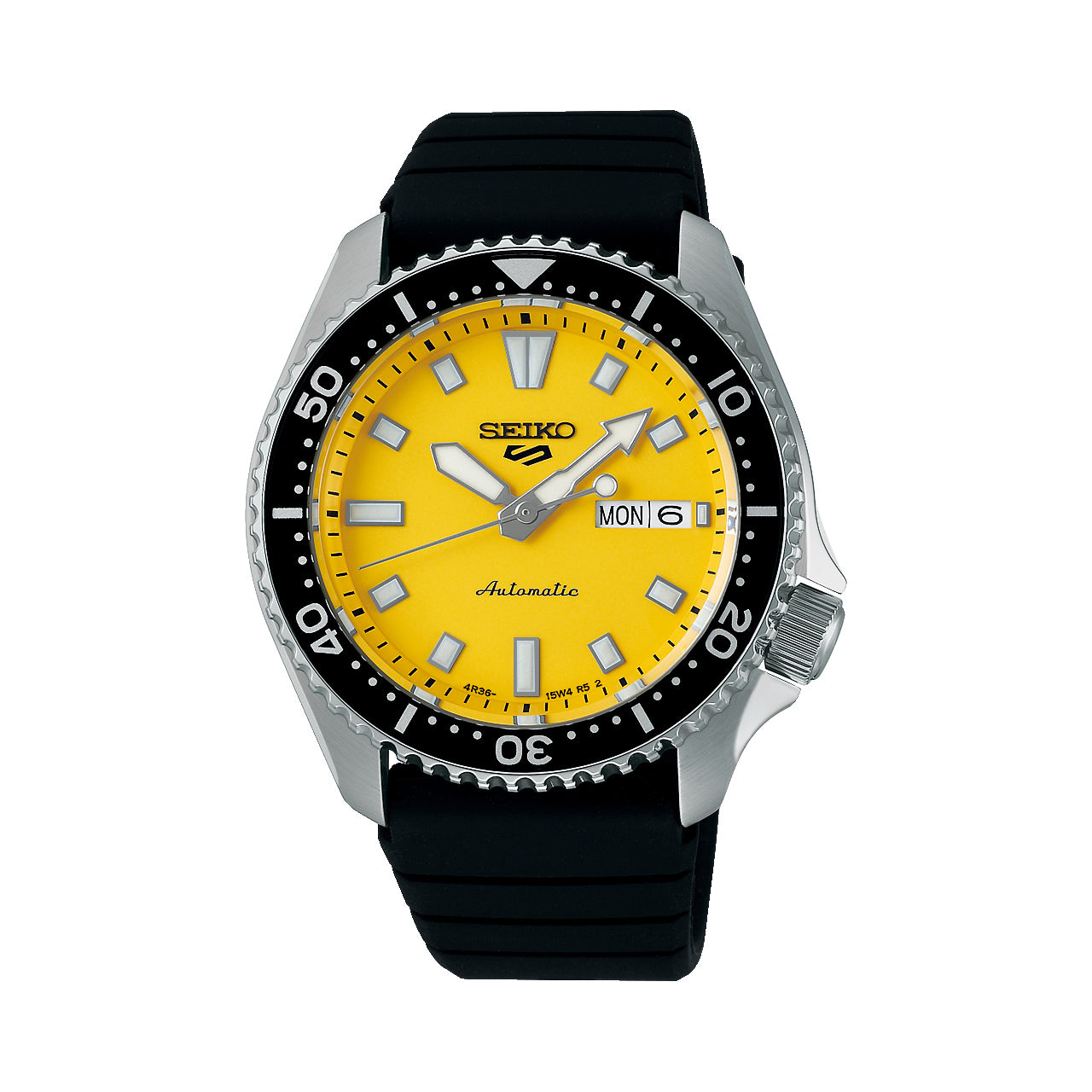 Seiko - SRPL87K Seiko 5 Sports SKX Redux in Ki-iro Yellow Automatic Watch