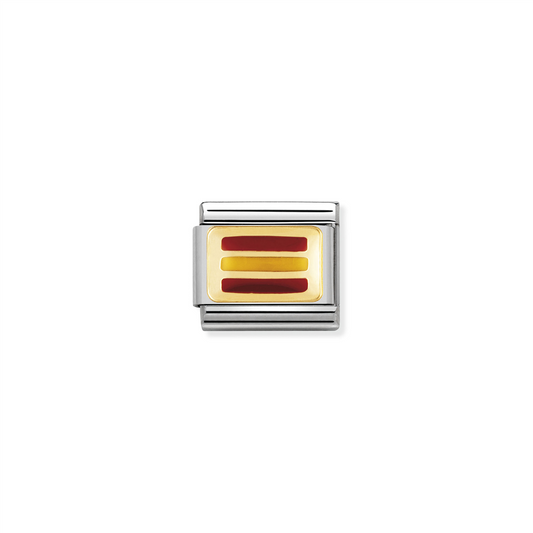 Composable Classic Link 030234/18 Spain Flag in 18k Gold