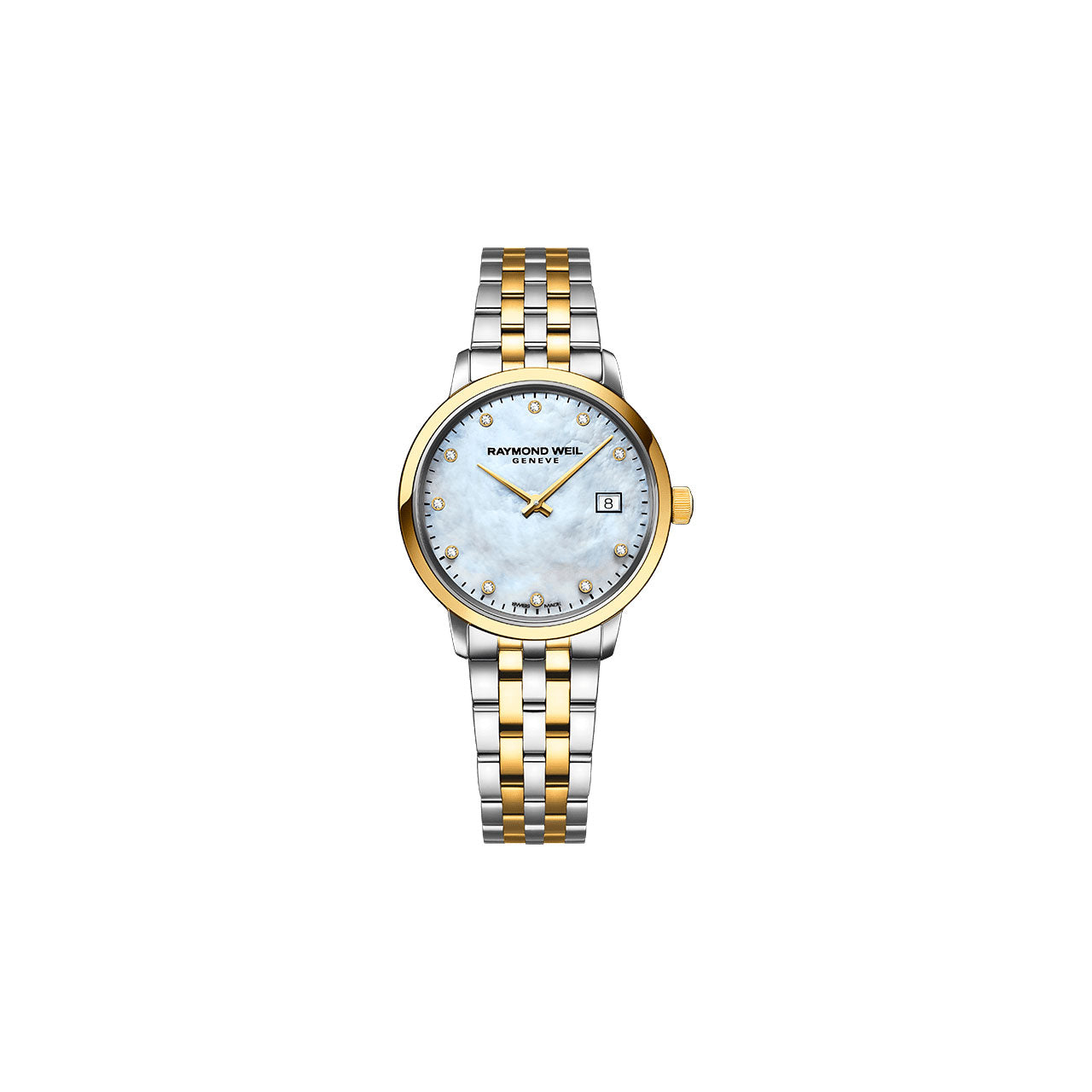 Toccata Ladies Quartz Two Tone Gold 11 Diamond Watch - 5985-P-97081
