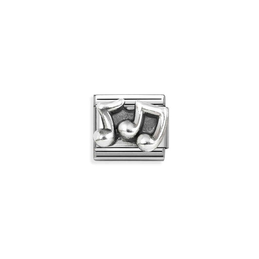 Composable Classic Link 330101/86 Music Notes In 925 Silver Relief