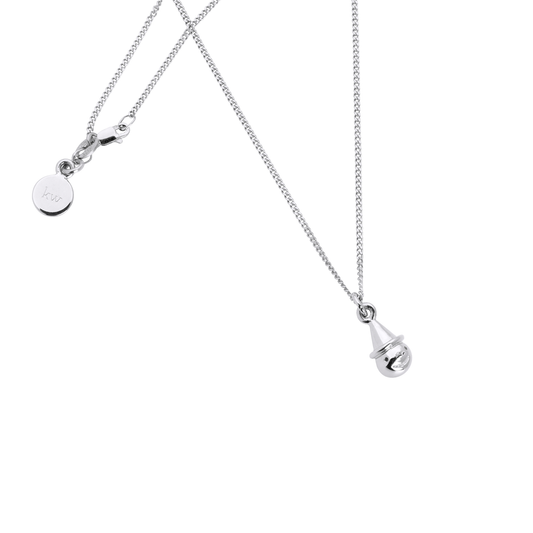 Sterling Silver Pinocchio Head Necklace