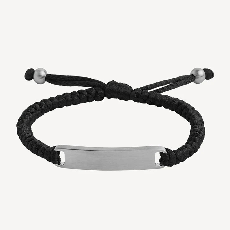 Elemental Men’s Cord Identity Bracelet