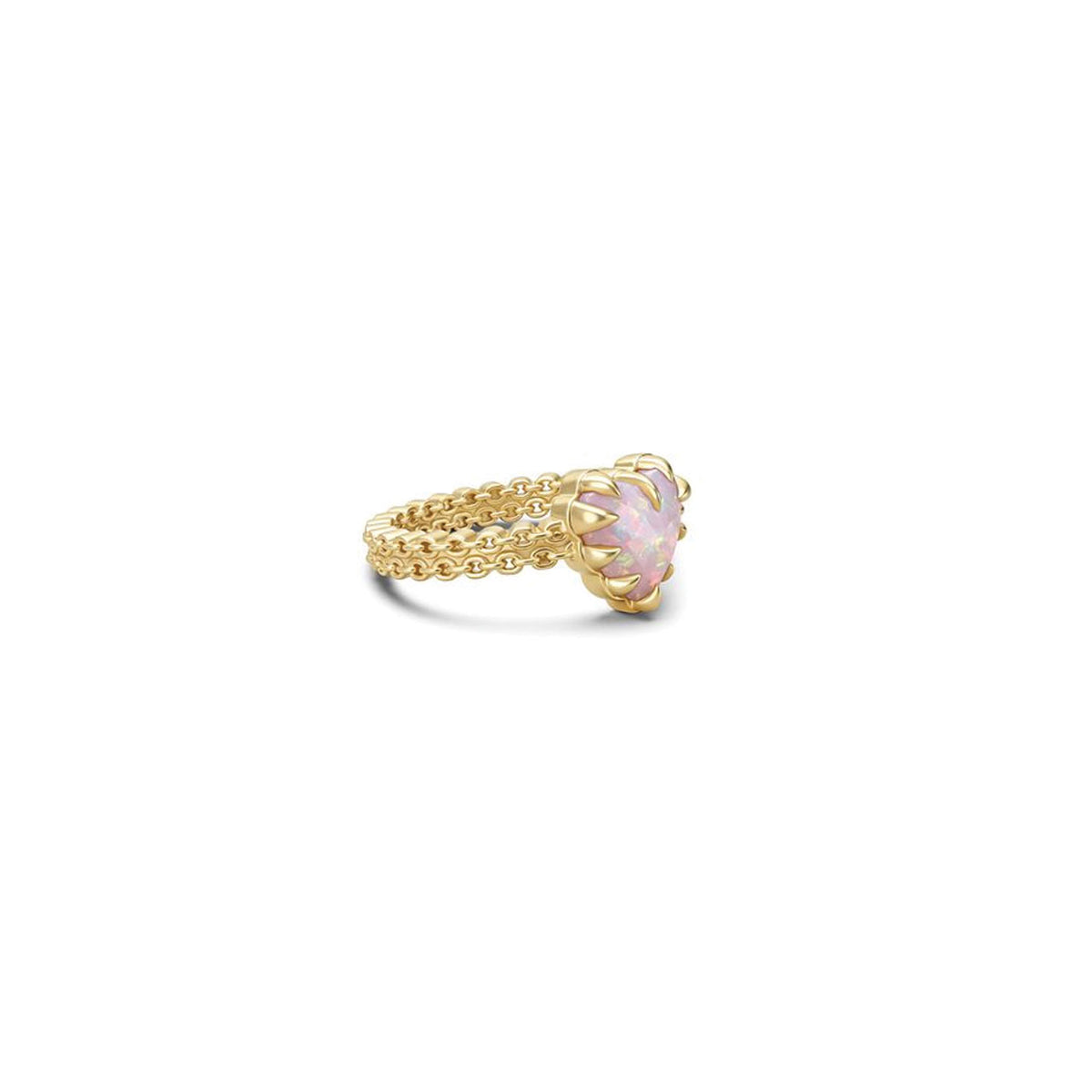 Mini Love Claw Ring – 18K Gold Vermeil - Size Q