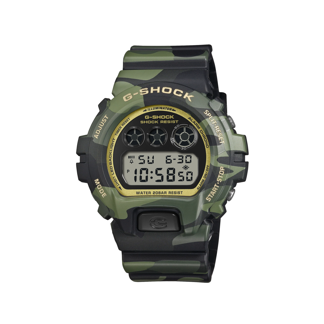G-Shock Bold Camo Series - DW6900CMG-3D