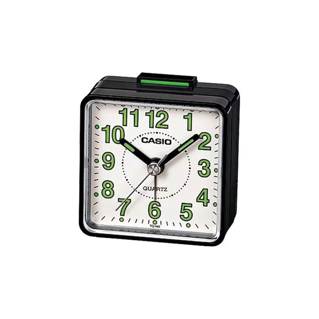 Casio - Black Bedside Alarm Clock - TQ140-1