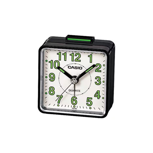 Casio - Black Bedside Alarm Clock - TQ140-1