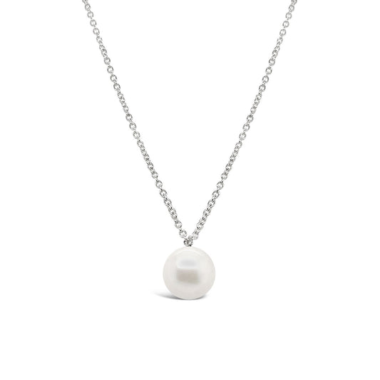 11-12.5mm Fresh Water Semi Round Pearl Necklace
