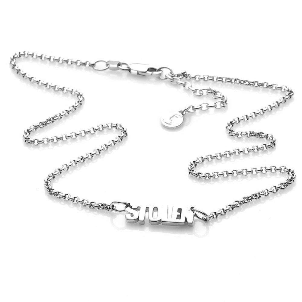 Stolen Block Necklace